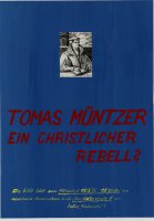 ESG-Plakat &quot;Thomas Müntzer - ein christlicher Rebell?&quot;
