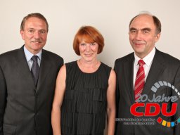 20 Jahre CDU-Fraktion LSA 2010, J. Scharf, I. Oeding, Dr. Ch. Bergner